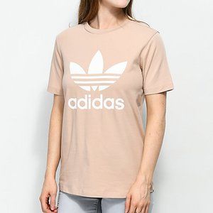 Adidas Tan & White T-Shirt